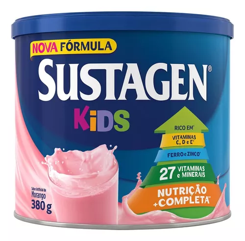 Sustagen Fórmula Infantil Sabor Morango com 380g
