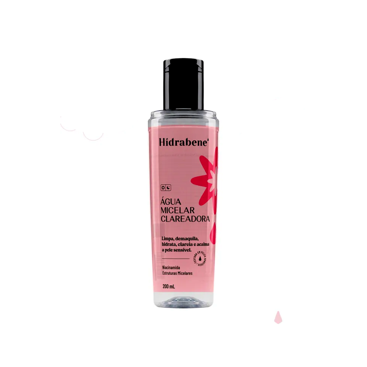 Água Micelar Clareador Hidrabene 200 mL