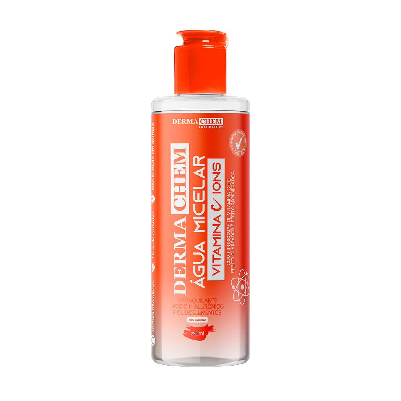 Água Micelar Vitamina C Íons Dermachem 250ml