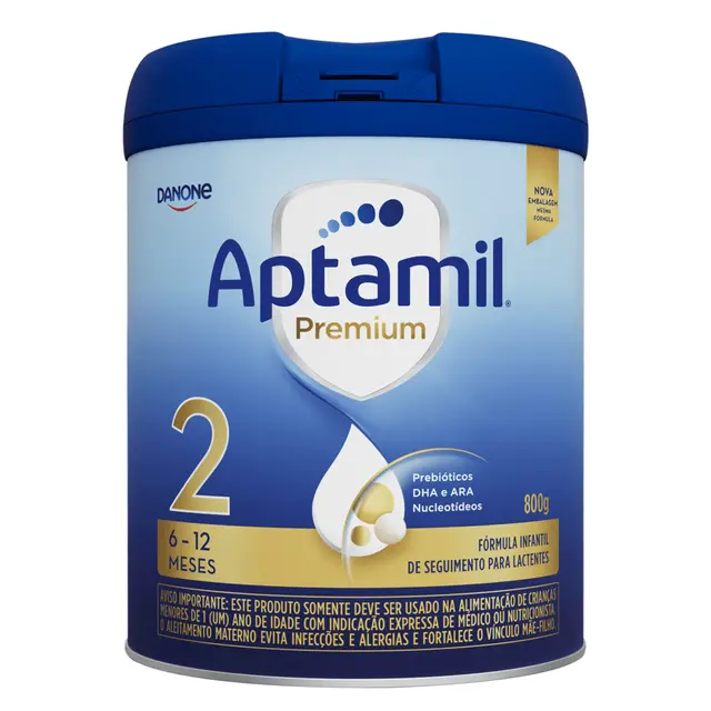 Fórmula Infantil: Aptamil Premium 2 800g  6-12 meses