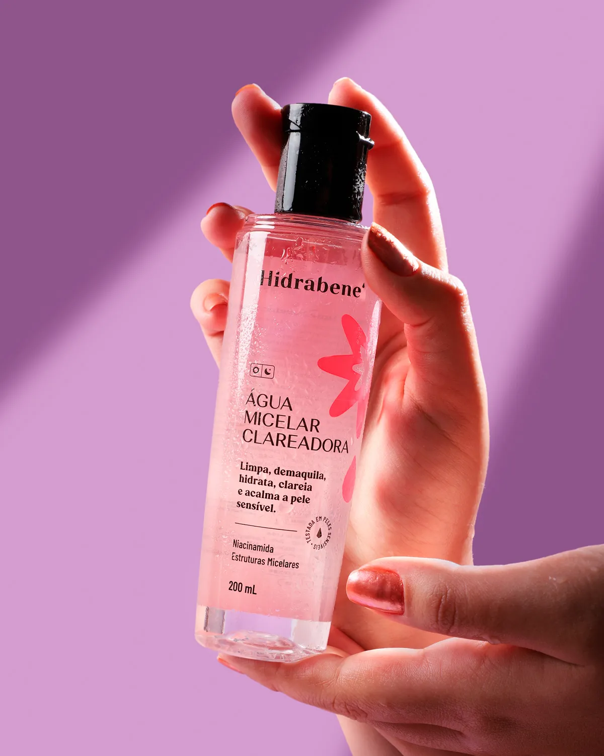 Água Micelar Clareador Hidrabene 200 mL - Imagem 2