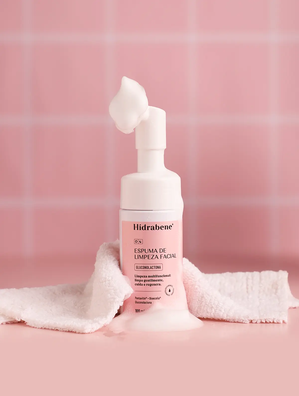 Espuma De Limpeza Facial Hidrabene 100mL - Imagem 2