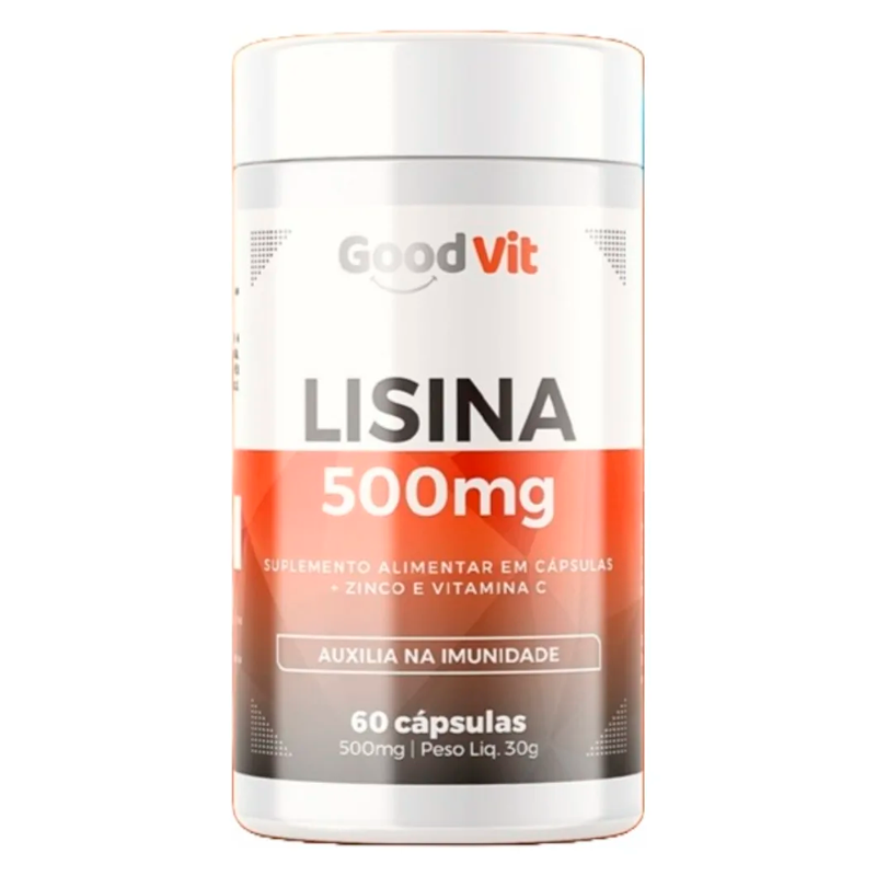 Lisina 500Mg C/60 Cápsulas - GOOD VIT
