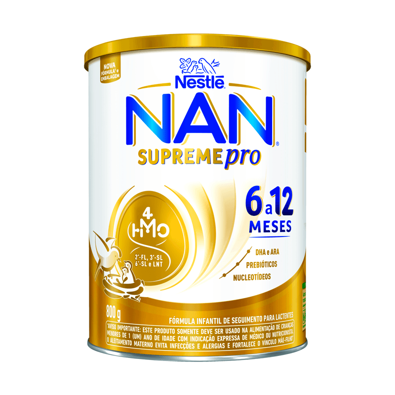 Nestlé Nan Supreme 2 fórmula infantil em pó lata 1 de 800g