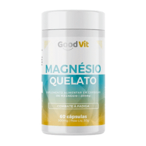 Magnésio Quelato C/60 Cápsulas - GOOD VIT