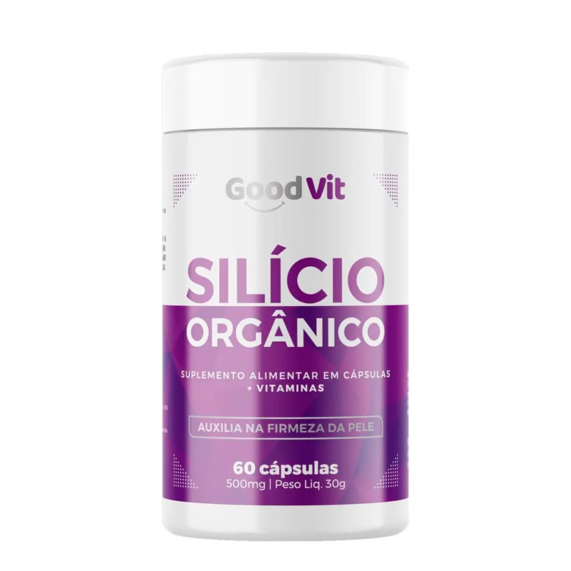 Silício Orgânico Sem Sabor 500mg 60cáps - GOOD VIT