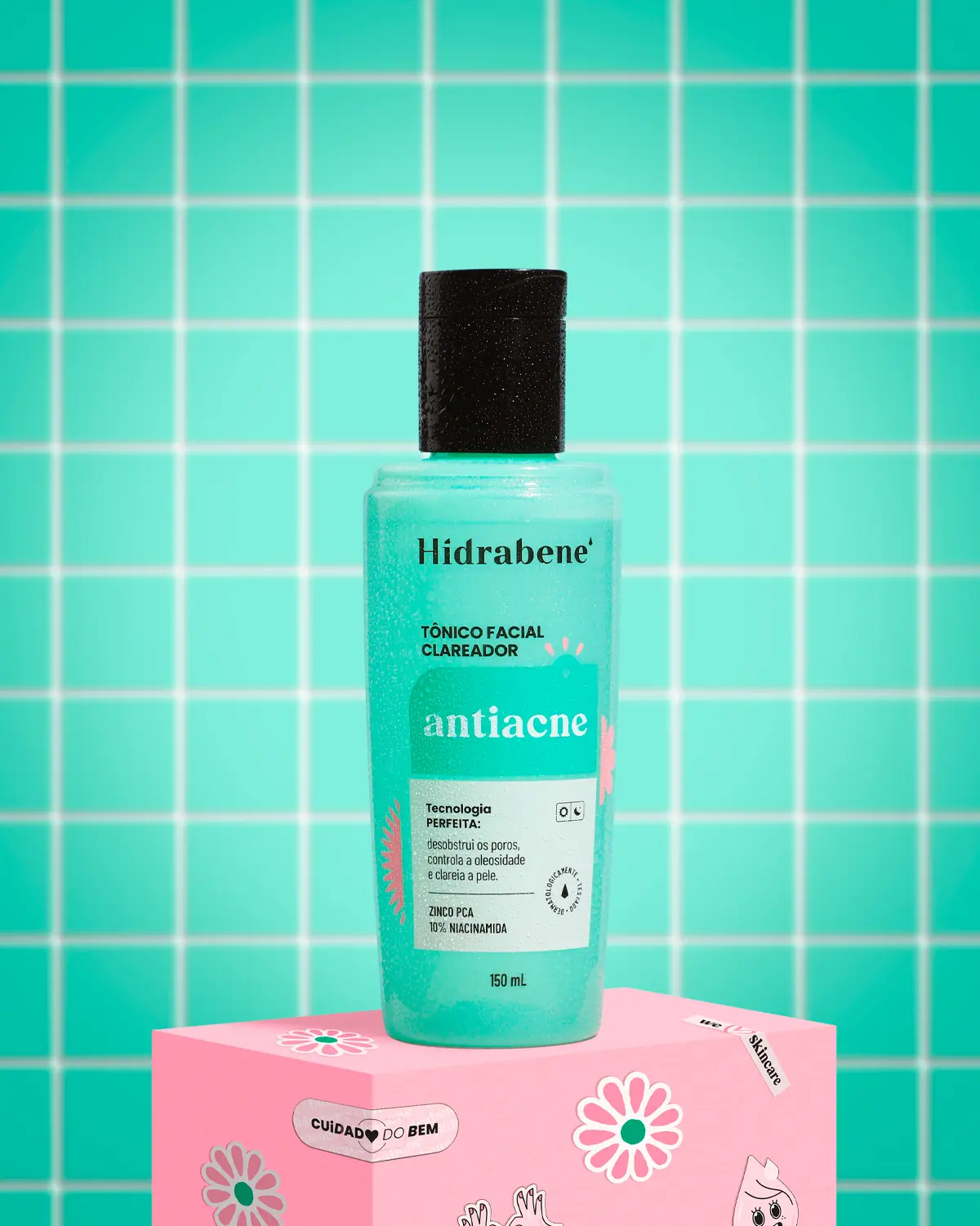 Tônico Facial Clareador Antiacne Hidrabene 150 mL - Imagem 2