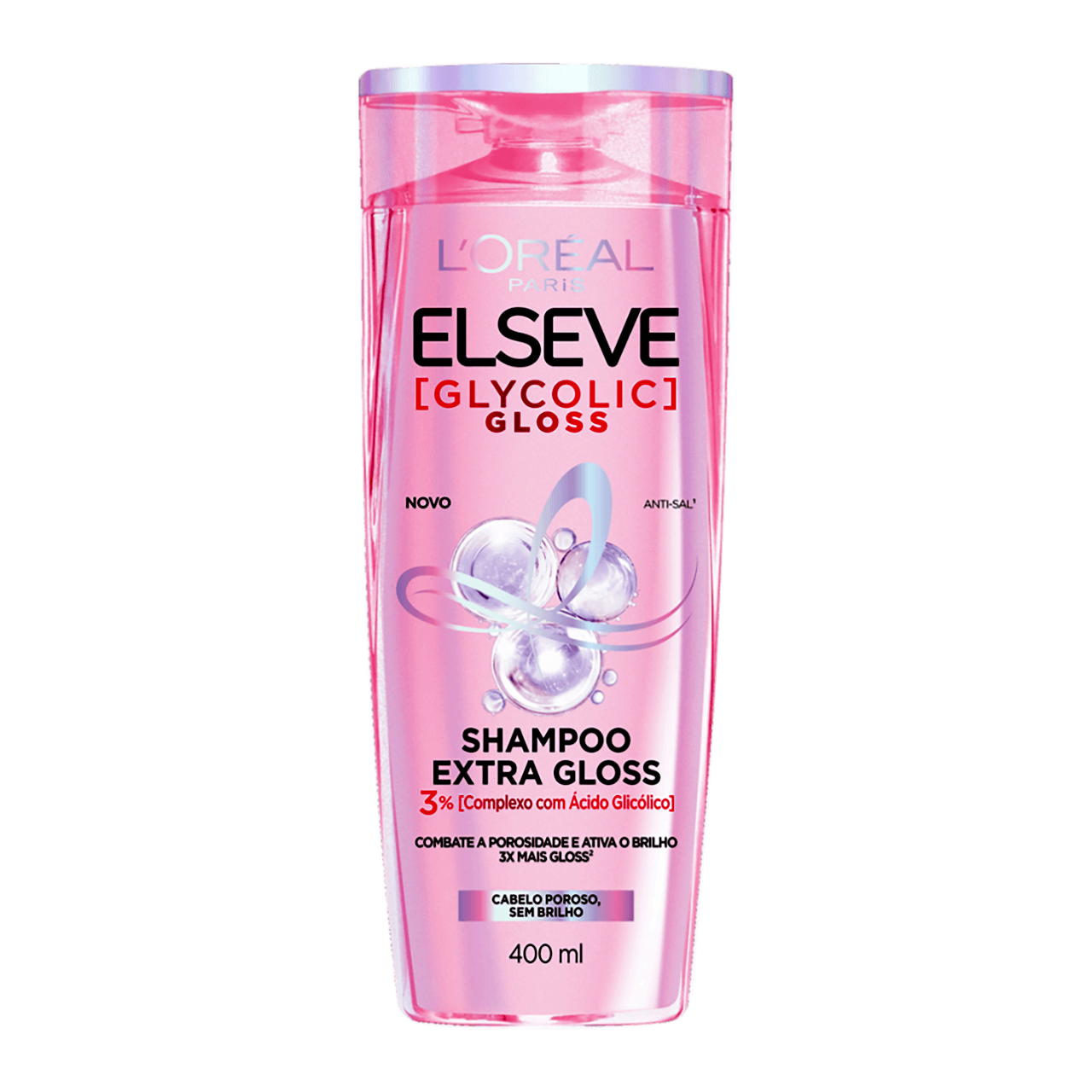 Elseve Shampoo Glycolic Gloss 400ml