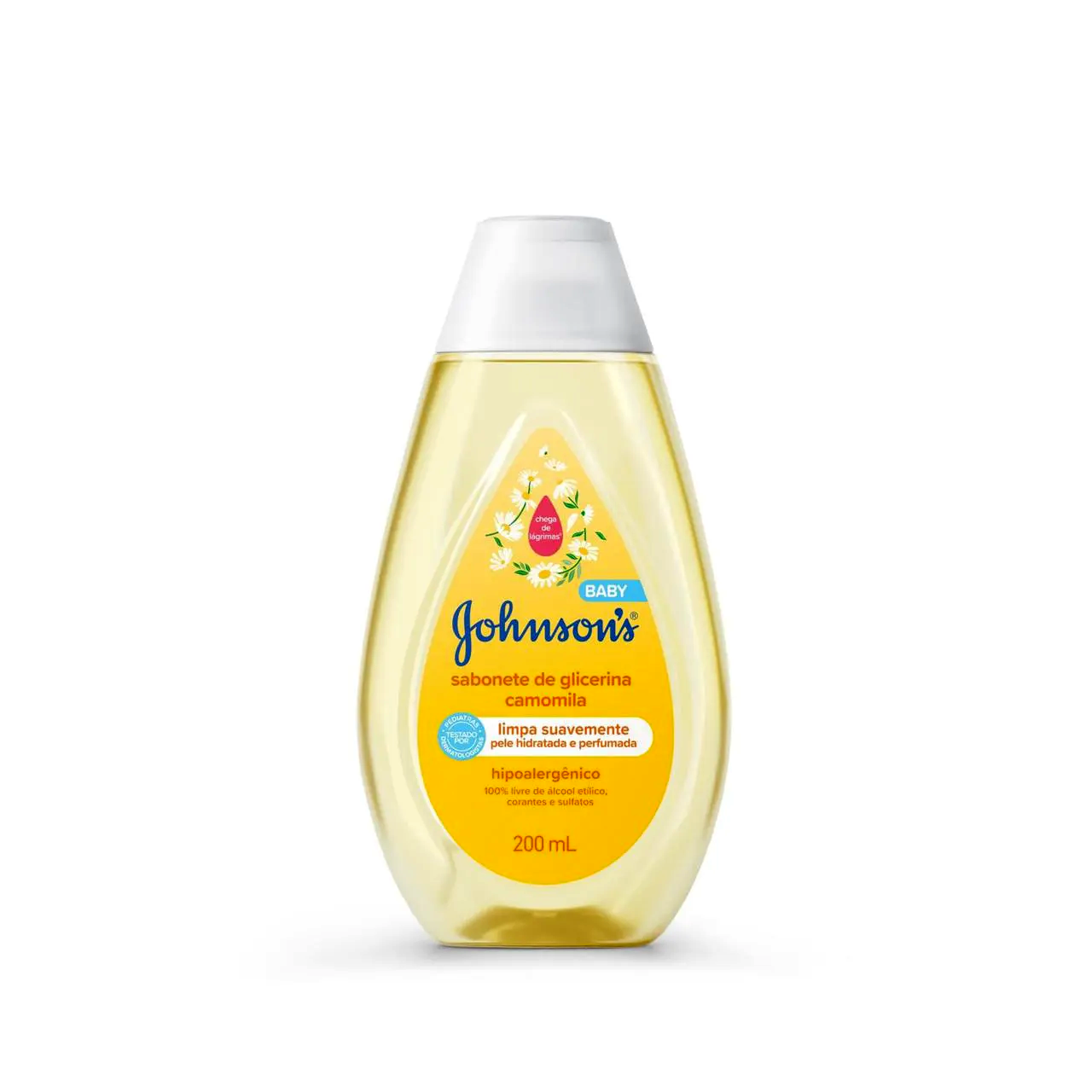 Sabonete Líquido J&J Baby De Glicerina Camomila 200mL